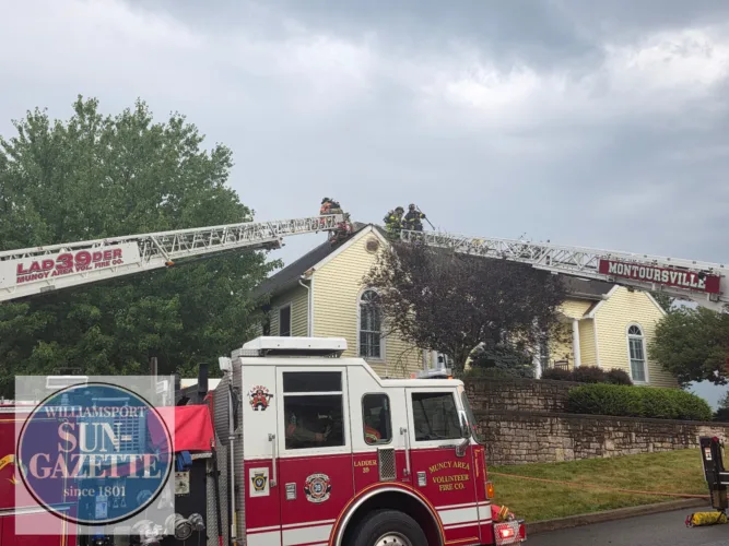 Lightning sparks house fire in Fairfield Township